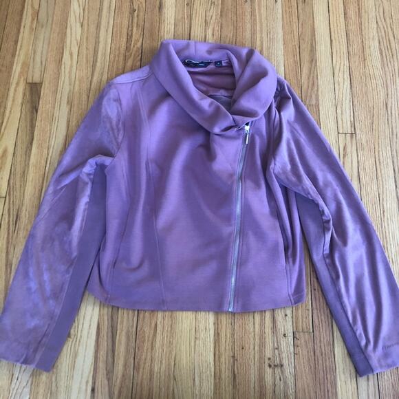 H by Halston Faux Suede French Terry Zip Jacket 16 - Picture 10 of 10